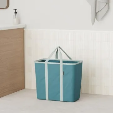 CleverMade Collapsible Laundry Caddy, 64L Total - 2PK