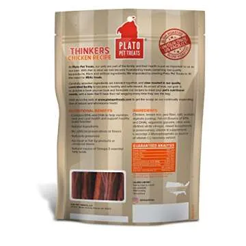 Plato Pet Treats Chicken - Natural, Healthy & Made in USA 22 oz