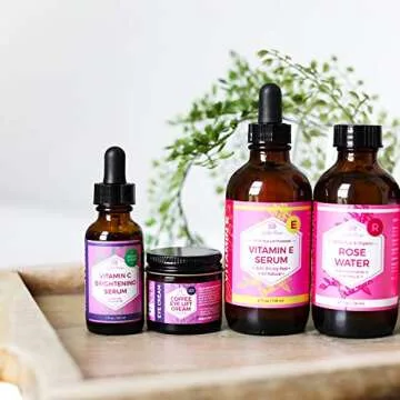 Leven Rose Lifting Coffee Eye Cream with Caffeine 1 oz - Natural Solution for Dark Circles and Puffiness - Firming Anti-Aging Under Eye Treatment