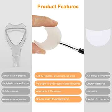 Reusable Lash Shields for Perfect Eye Makeup Every Time