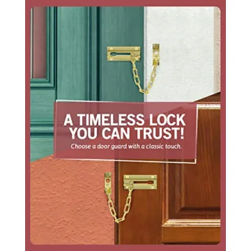 Jack N’ Drill Chain Door Guards - Stylish 2 Pack Security Lock