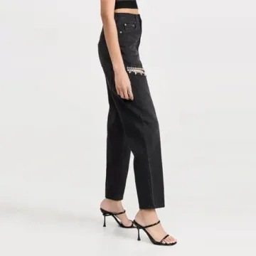 MIFJNF Women's Y2k Ripped Jeans - Stylish & Comfortable