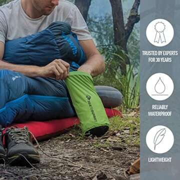 Sea to Summit Lightweight Dry Sack 3-Piece Dry Bag Set, 1L, 2L, and 4L