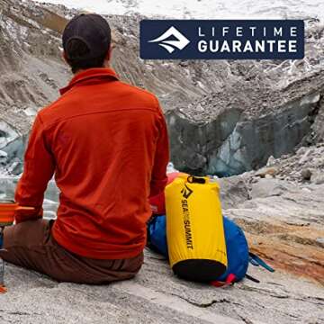 Sea to Summit Lightweight Dry Sack 3-Piece Dry Bag Set, 1L, 2L, and 4L