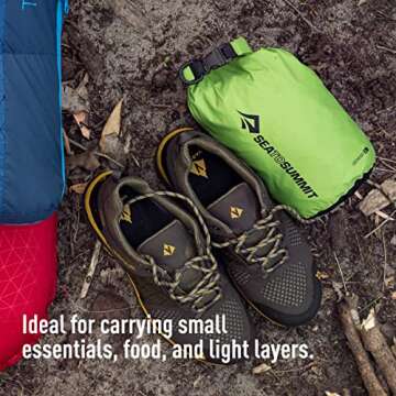 Sea to Summit Lightweight Dry Sack 3-Piece Dry Bag Set, 1L, 2L, and 4L