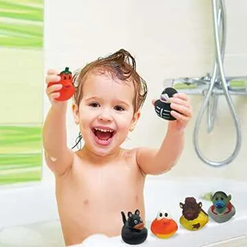 ArtCreativity Halloween Ducks for Kids - Pack of 12