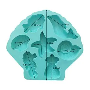 Palksky Under The Sea Cake Mold for Kids' Baking Fun