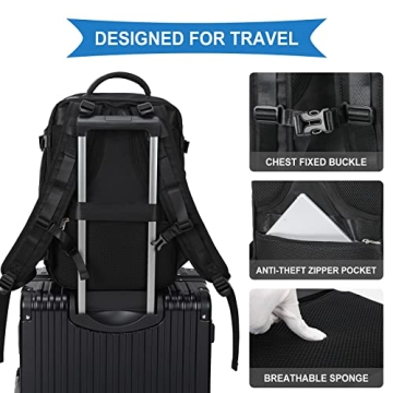 coowoz Large Travel Backpack - Stylish & Functional