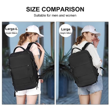 coowoz Large Travel Backpack - Stylish & Functional