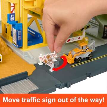 Matchbox Epic Construction Yard Playset with Interactive Crane