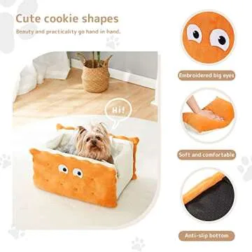 Anttyscar Console Dog Car Seat - Dog Console Car Seat for Pet, More Stable Center Console Dog Seat, Puppy Booster Seat with Seatbelt and Waterproof Pee Pad, Cozy Dog Car Carrier Washable