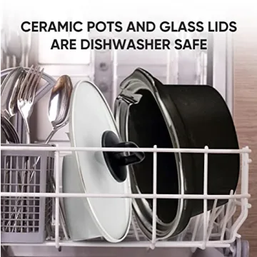 Sunvivi 1.5 Quart Triple Slow Cooker Buffet Server