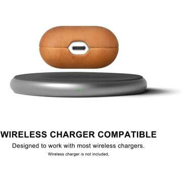 Leather AirPods Case with Strap – Vintage Design