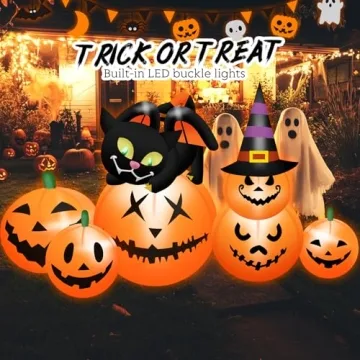 5.8 FT Halloween Inflatable Pumpkin Decor