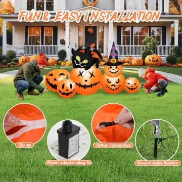 5.8 FT Halloween Inflatable Pumpkin Decor
