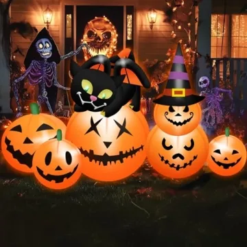 5.8 FT Halloween Inflatable Pumpkin Decor