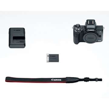 Canon Mirrorless Camera Body [EOS M50] with 4K Video, 24.1 Megapixel (APS-C) CMOS Sensor - Black (Renewed)