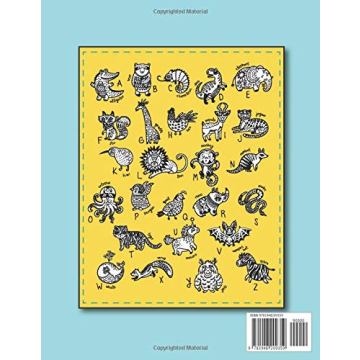 Color and Trace Alphabet Workbook for Kids Ages 3-5