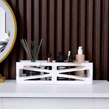 MJYIOK Rustic Bathroom Decor Box for Stylish Storage