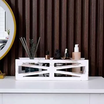 MJYIOK Rustic Bathroom Decor Box for Stylish Storage