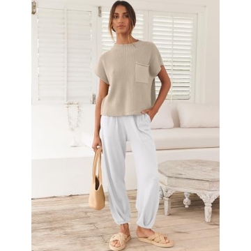 Stylish ANRABESS Women’s Two Piece Set - Trendy Comfort