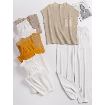 Stylish ANRABESS Women’s Two Piece Set - Trendy Comfort