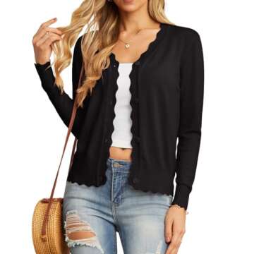 GRECERELLE Lightweight Cardigan for a Stylish Layering Experience