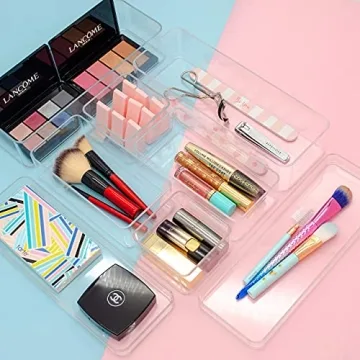 STYLIO Clear Acrylic Drawer Organizers 8 Piece Set