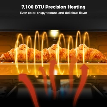 17" Stainless Steel RV Gas Stove Oven with 3 Burners