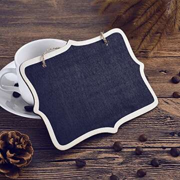 Mini Rectangle Chalkboard Labels Set of 10 for Decor