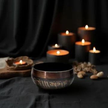 Tibetan Singing Bowl Set for Meditation and Relaxation
