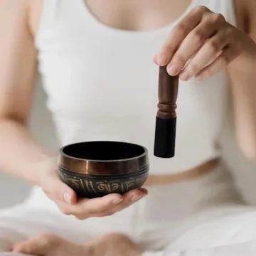 Tibetan Singing Bowl Set for Meditation and Relaxation