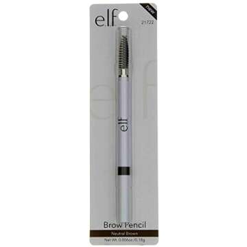 e.l.f. Brow Pencil - Neutral Brown for Women - 0.006 oz Eyebrow - (Pack of 3)3