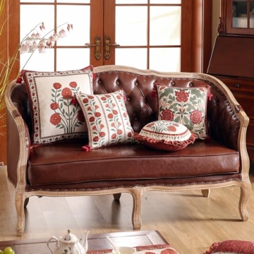 bilin gaier Velvet Floral Throw Pillow Covers for Home