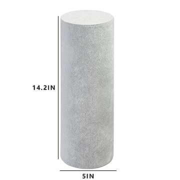 Justsoso Headband Holder Organizer, Soft Velvet Tower Hairband Stand Display, Vertical Hair Hoop Accessories Jewelry Storage for Women Girls (Gray Beige Velvet)