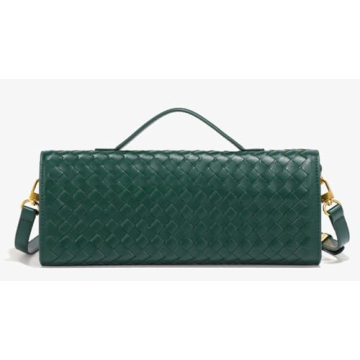 Upbull Trendy Woven Evening Clutch Purses for Women