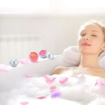 Caydo 12-Piece DIY Bath Bomb Mold Set - 3 Sizes