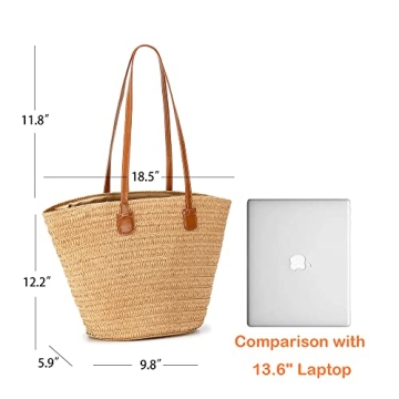 Herald Handmade Straw Purse for Chic Summer Style