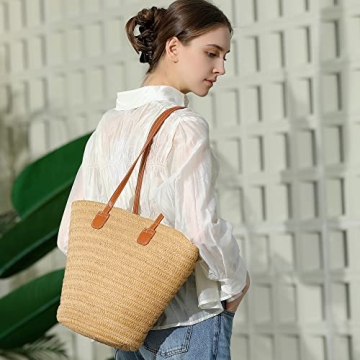 Herald Handmade Straw Purse for Chic Summer Style