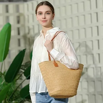 Herald Handmade Straw Purse for Chic Summer Style