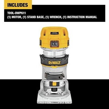 Powerful DEWALT Router with Variable Speed Control