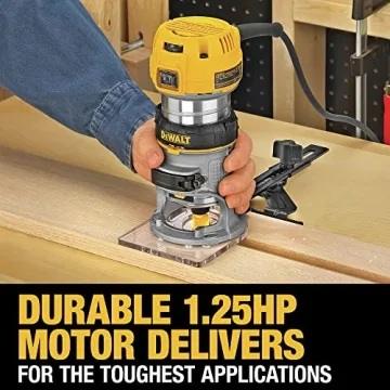 Powerful DEWALT Router with Variable Speed Control