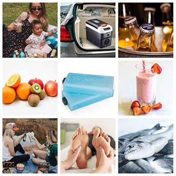 TOURIT Long Lasting Ice Packs for Coolers and Lunch Bags