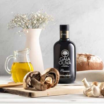 Gaia Oliva Cold Press Extra Virgin Olive Oil, Early Harvest Fruity Flavor Fresh Premium Olive Oil from Aegean Region, Aeite De Oliva Extra Virgen (16.9 Fl Oz)