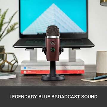 Blue Yeti Nano Premium USB Microphone for Recording, Streaming, Gaming, Podcasting on PC and Mac, Co...