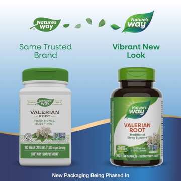 Nature's Way Valerian Root Capsules for Sleep Support