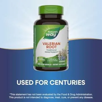 Nature's Way Valerian Root Capsules for Sleep Support