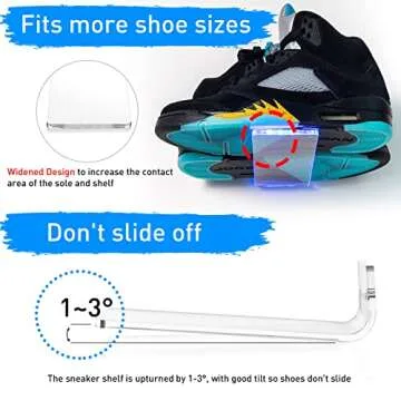 OAPRIRE Glow Color Changing Shoe Display Set of 6