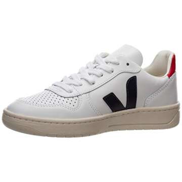 Veja Women V-10 Sneakers Extra-White/Nautico/Pekin 5 US