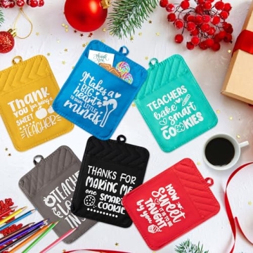 R HORSE 6Pcs Pot Holders for Teachers Kitchen Gifts